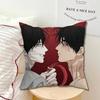 For Slow Damage Towa Pillow cases Organic Linen Pillow Case DoubleSided Print Cushion Cover for Sofa Home Decor Gift