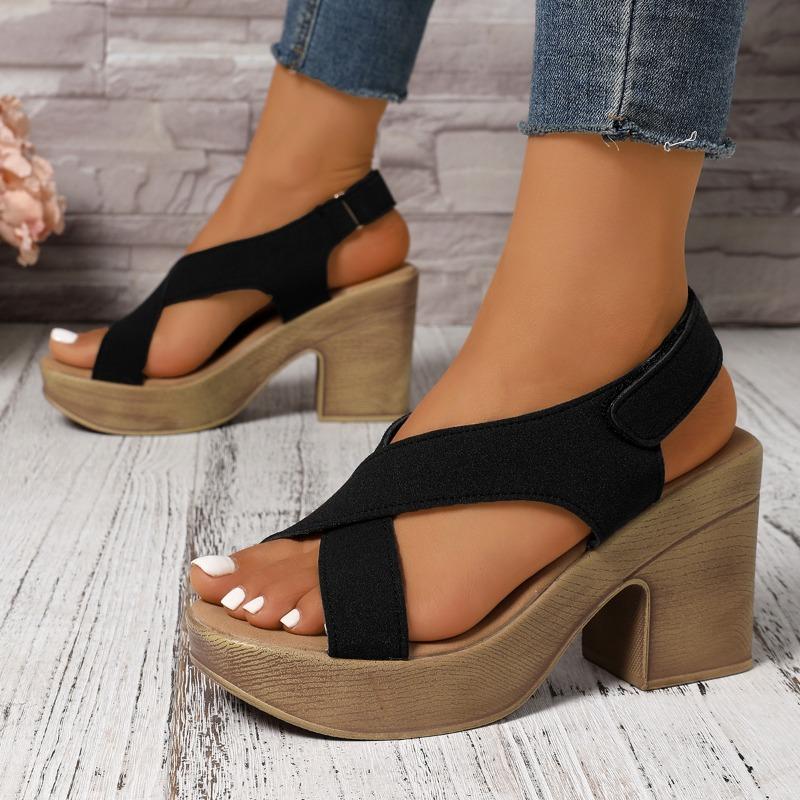 Cake Shoes Thick-heeled Sandals Casual Shoes and High Heels