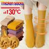 Verdickte Wollplüschsocken, warme Thermosocken für den Winter, Schneestiefelsocken für Damen und Herren, weiches Samtvlies, lange Socken für den Heimboden, Schlafsocken