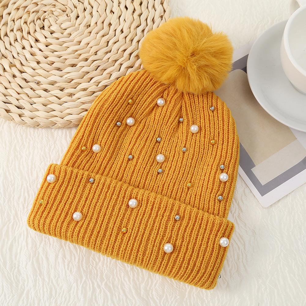 Knitted Hat For Women With Thick Warmth And Windproof Function For Winter Outdoor Use