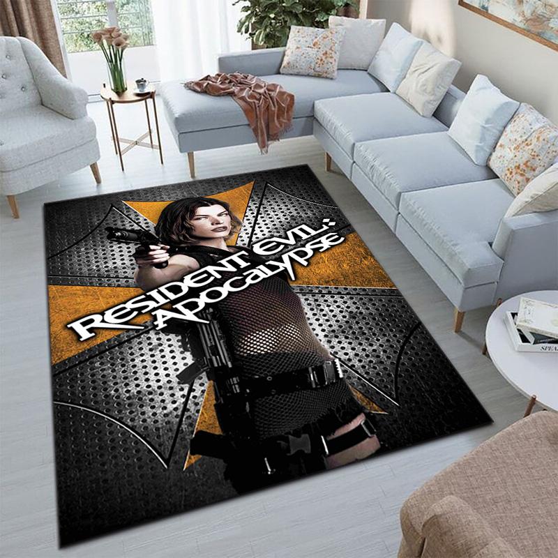 Sci-Fi game Resident Evil, Umbrella Corporation, soft carpet, home living room, office chair pad, door mat, door mat carpet U9