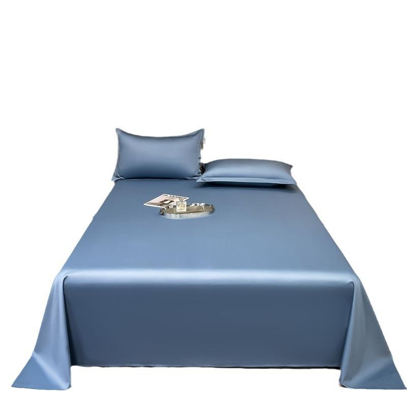 Простыни Твердые Плоские Нескользящие Удобные Двуспальные Матрасы Полного Размера Чехол — фото 7