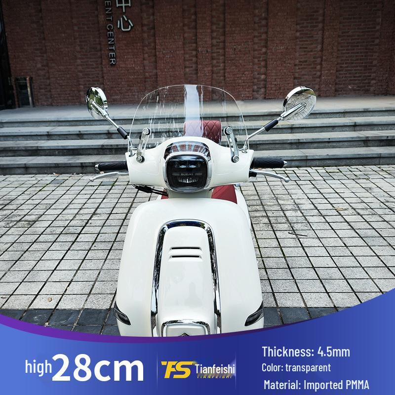 Tianfei Shi Windshield Accessory for Suzuki US125 Scooter Motorcycle