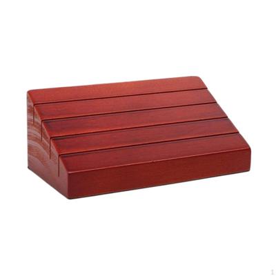 Présentoir Support Cartes à Jouer Premium pour Enfants Seniors Adultes Organisateur Stable en Bois Massif