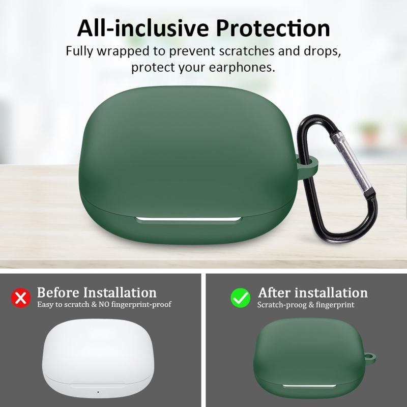 Case Shockproof Wireless Earphone TPU Sleeve Impact-resistant Anti-dust Anti-scratch Cover