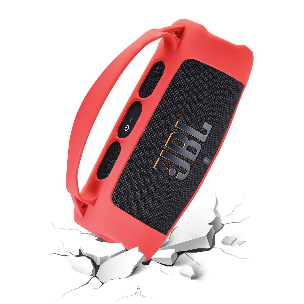 Silicone Case for Charge 5 Waterproof Portable , Silicone Soft Skin Cover, Waterproof Rubber Case