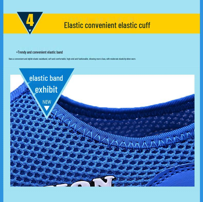Plus Size Men's Breathable Mesh Slip-On Shoes - Lightweight, Casual, and Perfect for Summer