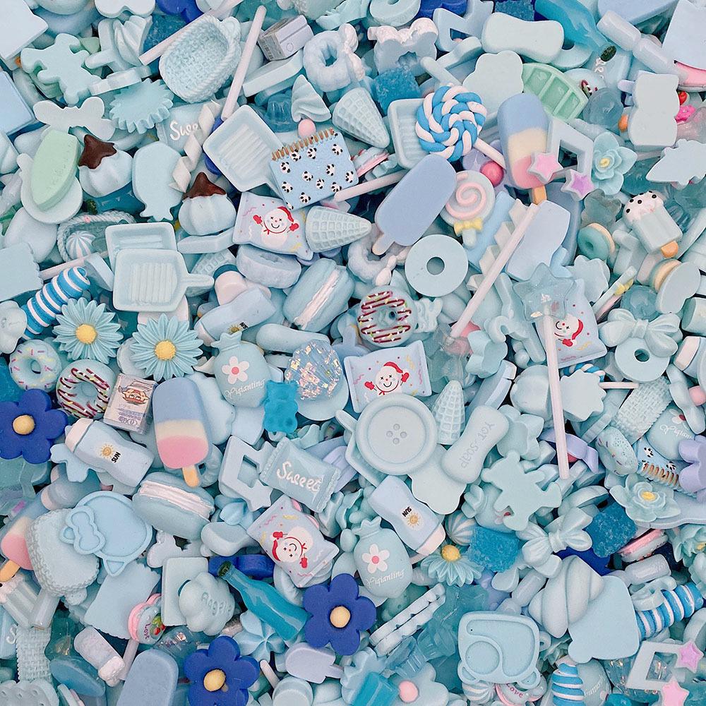 

Коричневая серия Смола Торт Симуляция DIY Крем Клей Чехол для телефона и Материал для головного убора 10 per pack