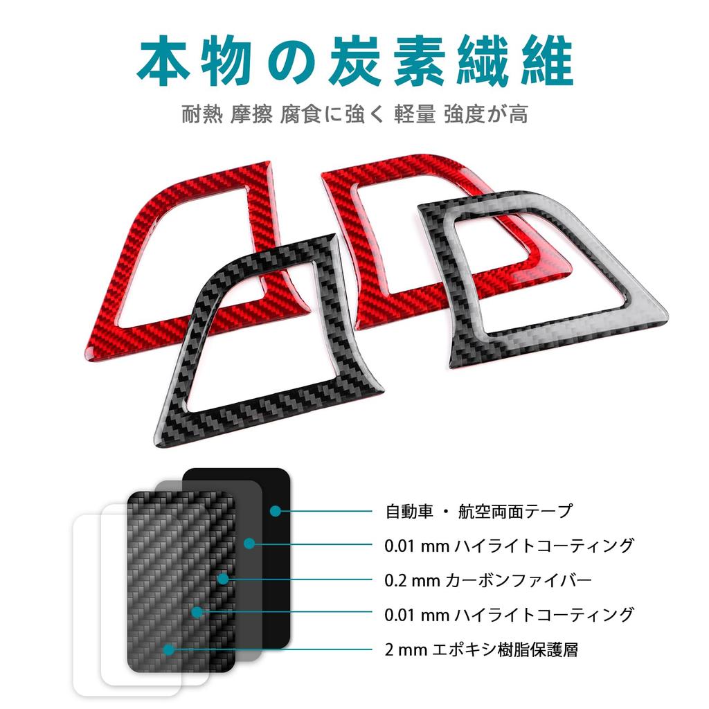 AIRSPEED Carbon Fiber Interior Dashboard Side Air Conditioning Vent Stickers for Subaru Legacy Outback Customizable Garnish for a Includes Tape Series