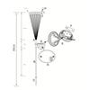GALIX G4435 Solar Light Decoration - Bouquet Shape - 8 LEDs - H69cm