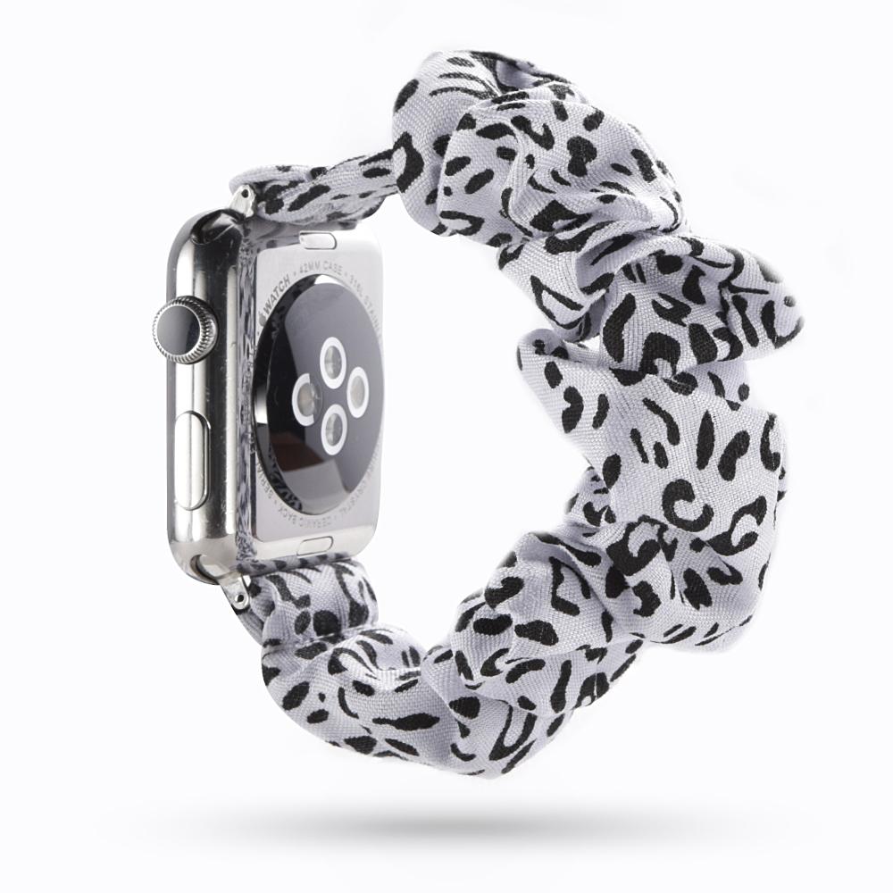 Scrunchie Strap for apple watch band 44mm 40mm 45mm 41mm 38mm 42mm 49mm correa bracelet iwatch series 4 5 6 3 SE 7 8 9 ultra 2