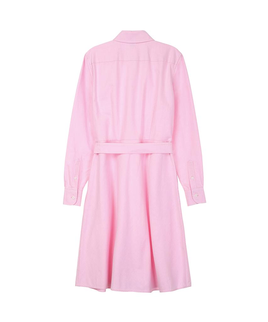 BROOKS BROTHERS Oxford Shirt Dress (Pink) (Bbdzwm7845Ces)