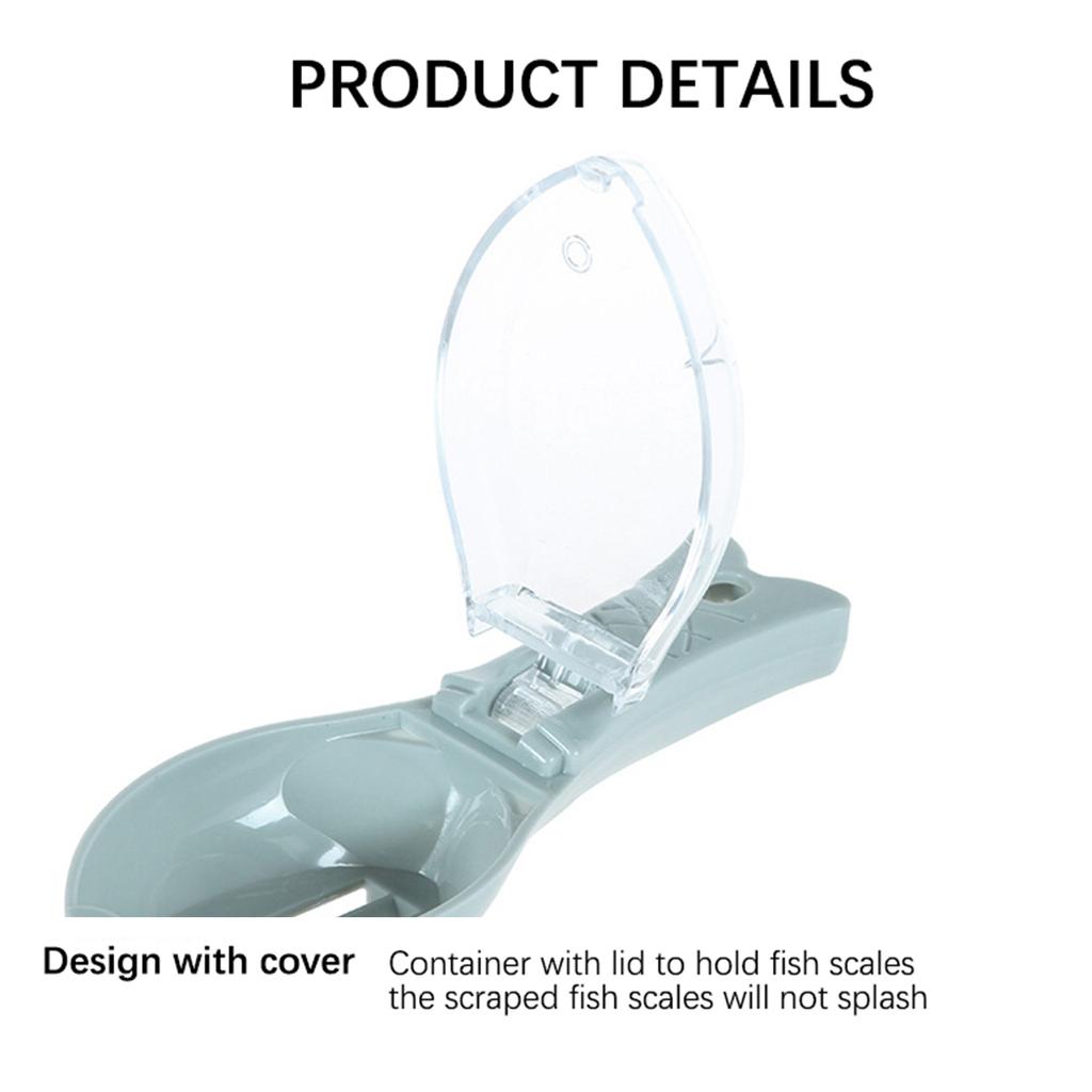 Fish Scale Scraper with Hanging Holes Convenient Easy for Household Kitchen Gadget Cleaning Tools Accessories