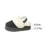 Classic Warm Plush Anti Slip Flat Bottom Shoe Womens Home Outdoor Cover Head Slippers Winter Matsuke Snow Boots