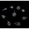@ Beautiful Design Nose Pin Without Piercing For Women & Girl Set Of 9 UKR684_60%OFF