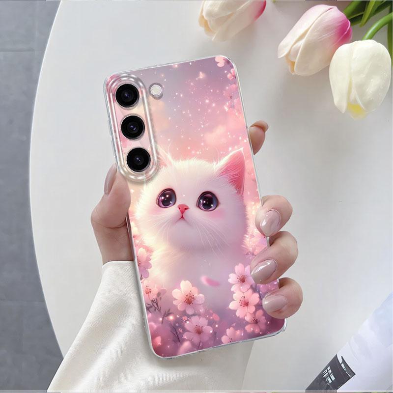 For Samsung S23 Plus S23 Ultra Case Luxury Phone Case For Samsung GalaxyS23 S23 FE Marble Clear Soft Silicone Protective Cover