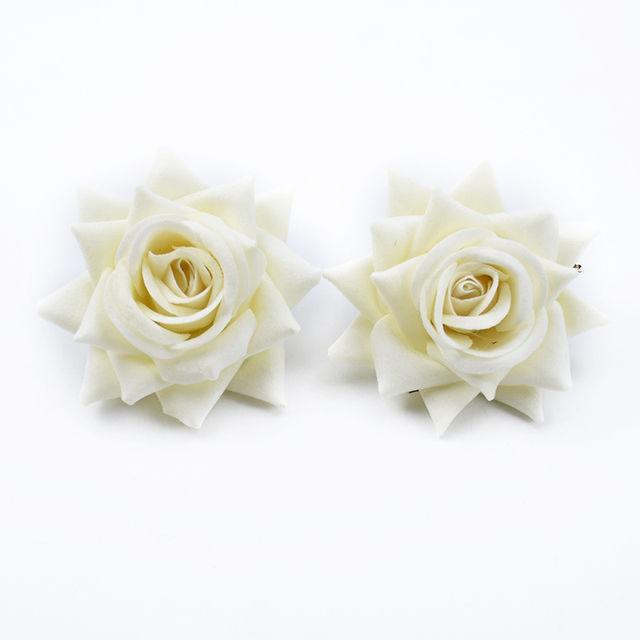 10/30PCS Silk Red Roses Bridal Accessories Clearance Artificial Flowers Home Room Wedding Decoration Yard Diy Gift Box Scrapbook