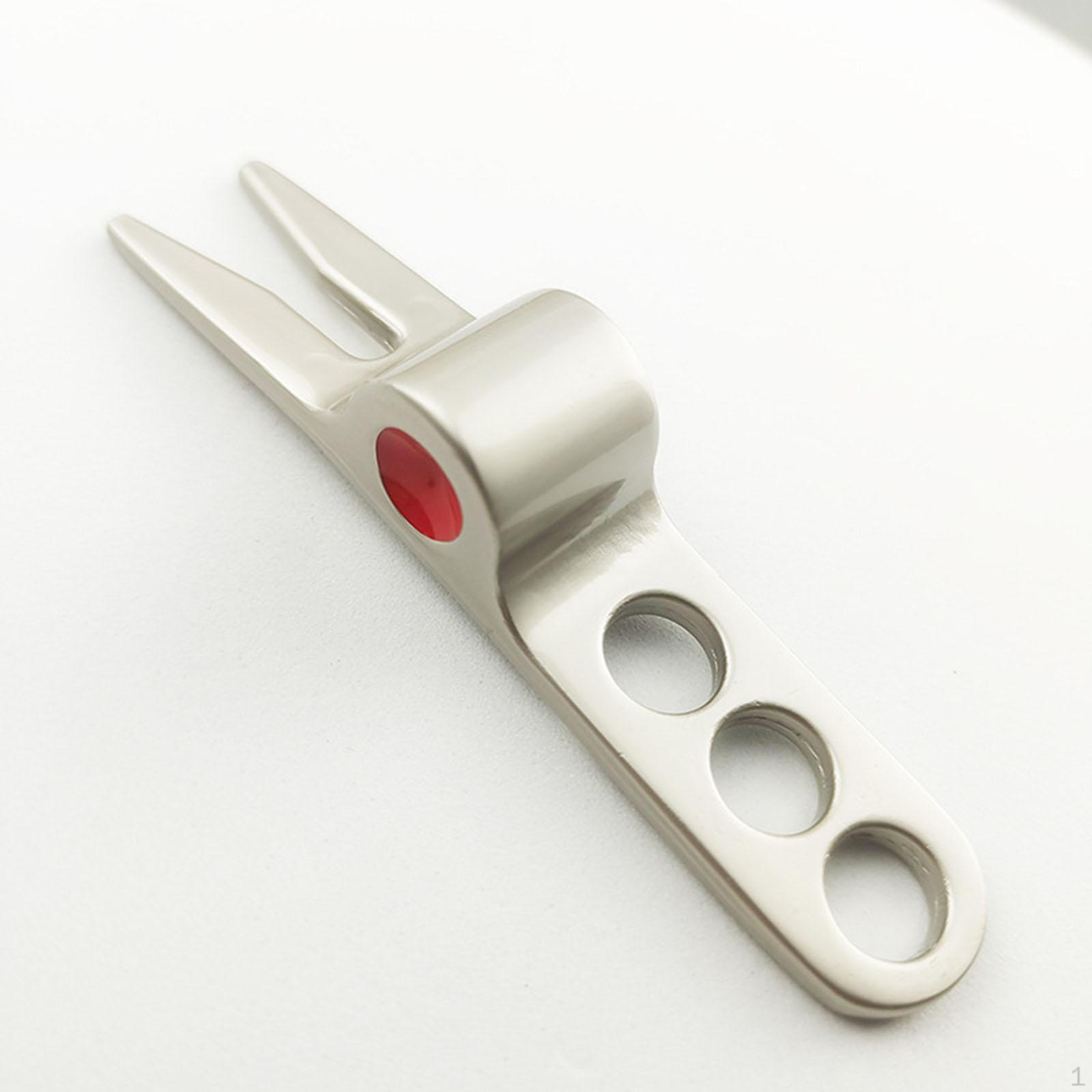 

Инструмент для ремонта гольфа Divot, вилка, зубец для газона, зеленая трава для подарков silver 1pc