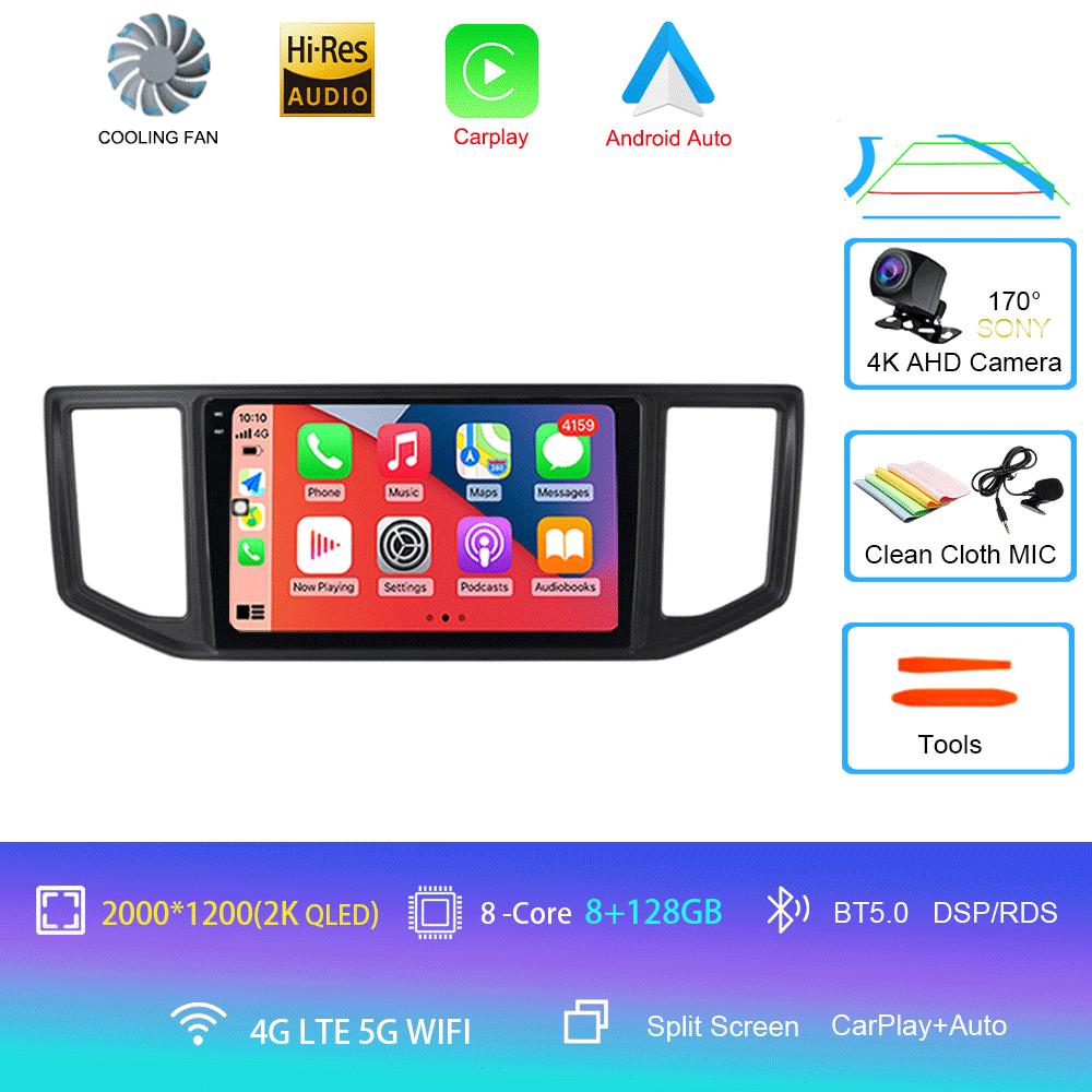 For VW Crafter Van Man 2017-2021 2Din GPS Auto Radio Video Player Android 14 DSP CarPlay Stereo Support WIFI OBD DVR