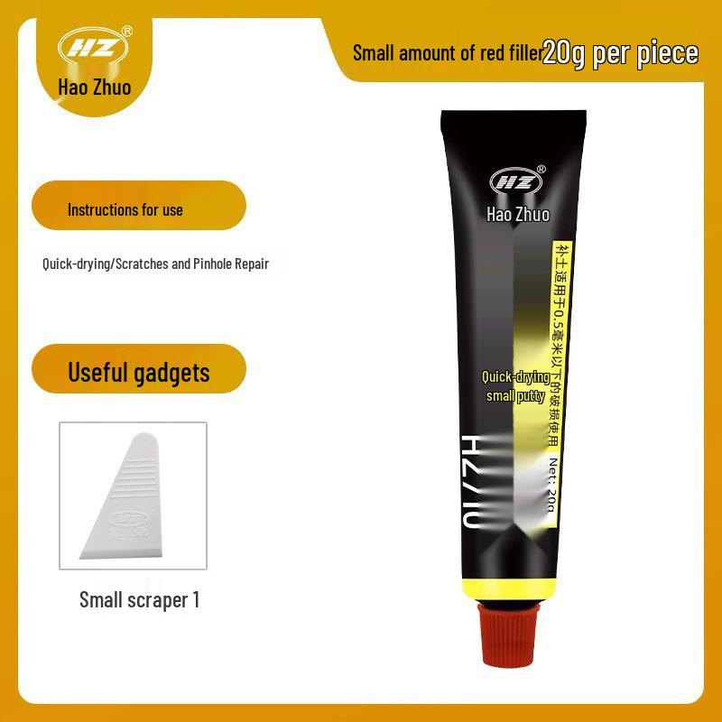 20g Quick-Drying Auto Body Filler: Small Putty for Scratch Repair and Touch-Up Paint