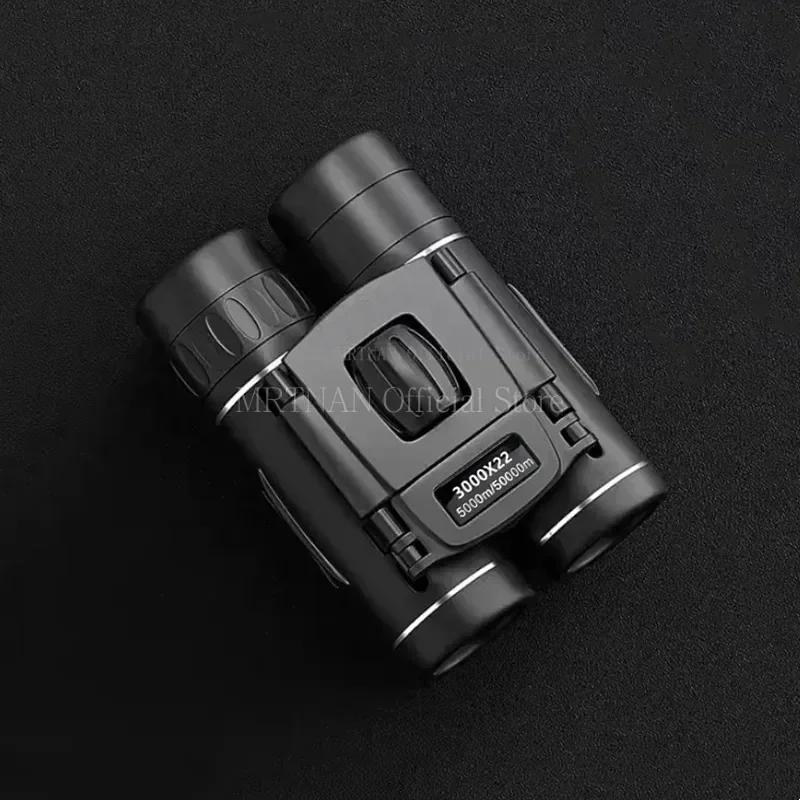 3000X22 Powerful Binoculars Long Range BAK4 Telescope HD Portable Folding Low Light Monocular For Outdoor Hunting Camping