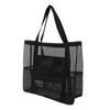 Beach Mesh Bag Large Capacity Lightweight Portable Beach Shoulder Handbag for Travel Shopping Camping Pool