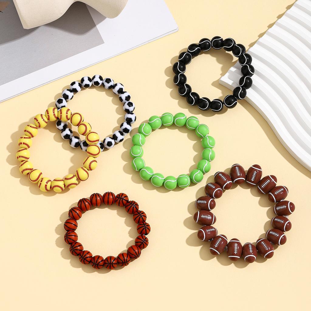 Spherical Beaded Bracelet, Fashionable and Exquisite Football World Cup Commemorative Gift