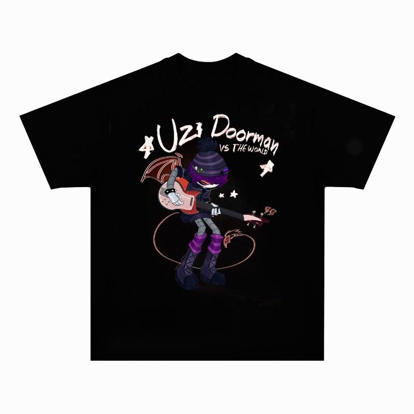 Uzi Doorman - Murder Drones vs. the world theme Unisex T-Shirt S-5XL S разноцветный