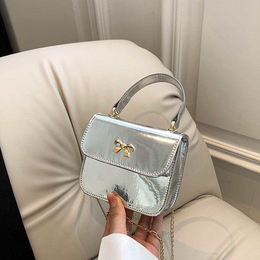 Multifunctional Shoulder Bag Chain Handbag PU Crossbody Bags Fashionable Evening Party Clutch for Women Girls