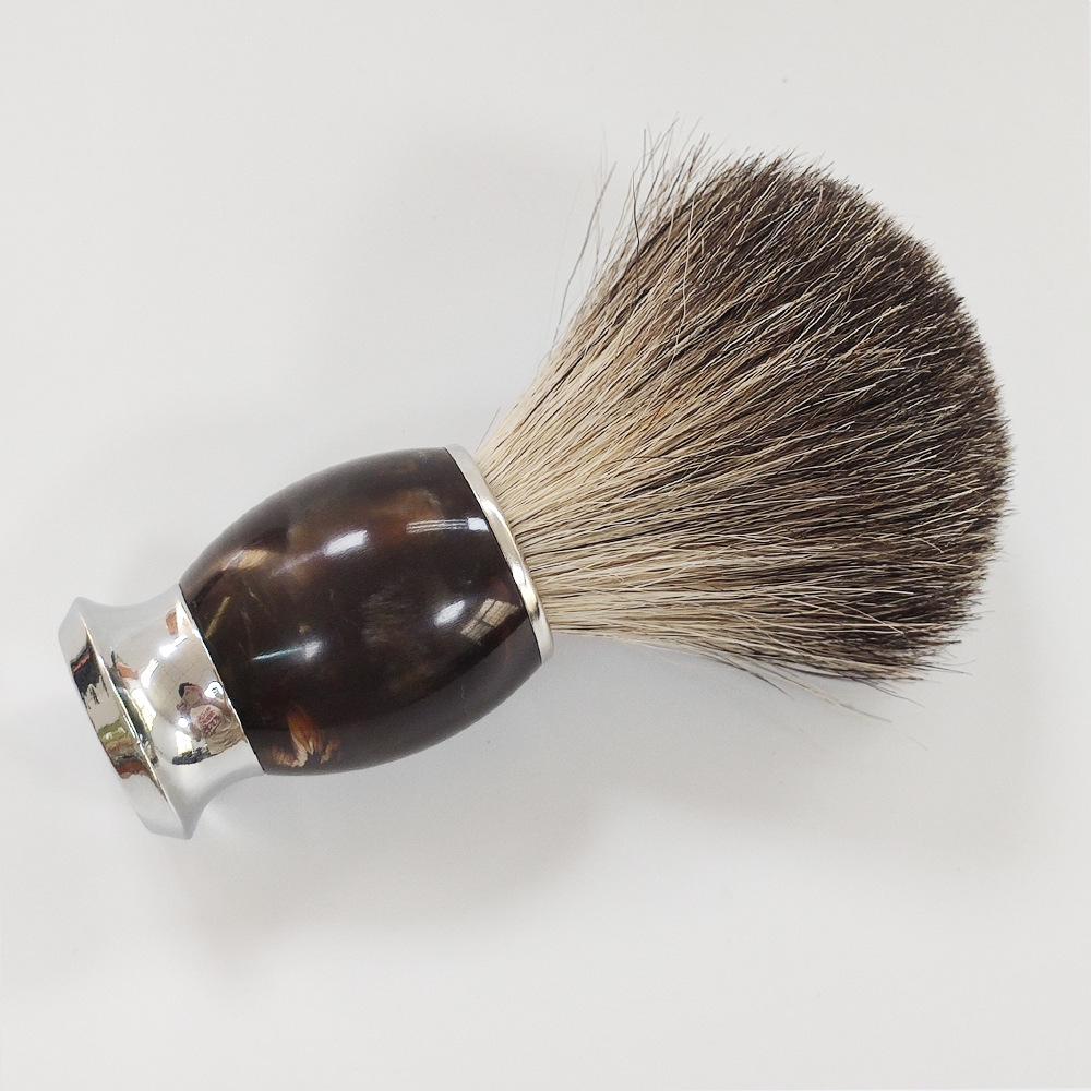 Retro Badger Hair Shaving Brush - Beard & Facial Cleanser with Lathering Brush Funciones