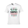 Deck The Halls And Do Some Burpees V2 (Christmas Gym Workout) T-Shirt Big Size Short Sleeve Casual Top