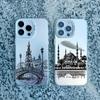 World Famous Historical Landmark Building Phone Case for Iphone 15 14 Plus Pro MAX 11 12 13 Mini Pro Max Shockproof Laser Covers
