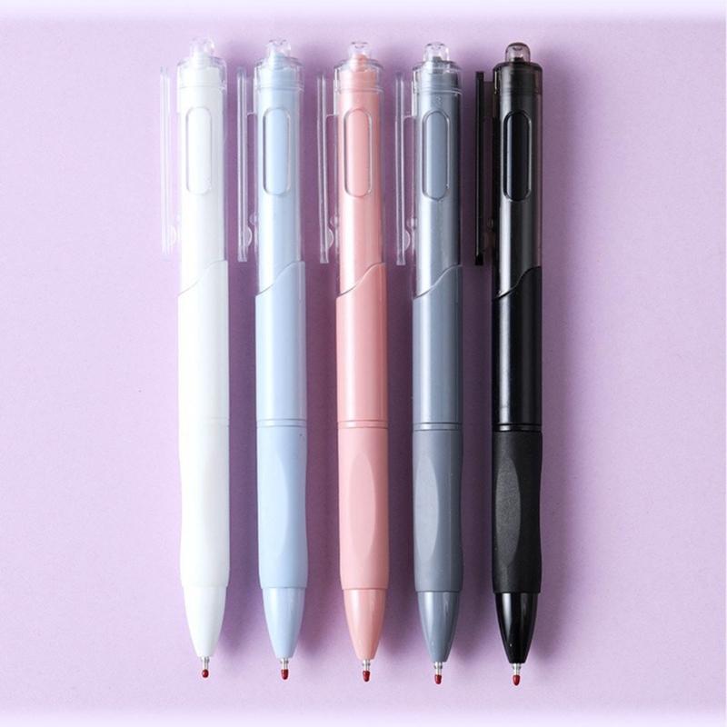10x/Set 0,5 mm Einziehbarer Gelstift Neutralstift Schwarze Tinte Unterschriftenstift Leicht Schreibender Stift Schulbüromaterial