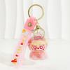 Acrylic Quicksand Oil Mini Keychain Bag Small Pendant Key Chain