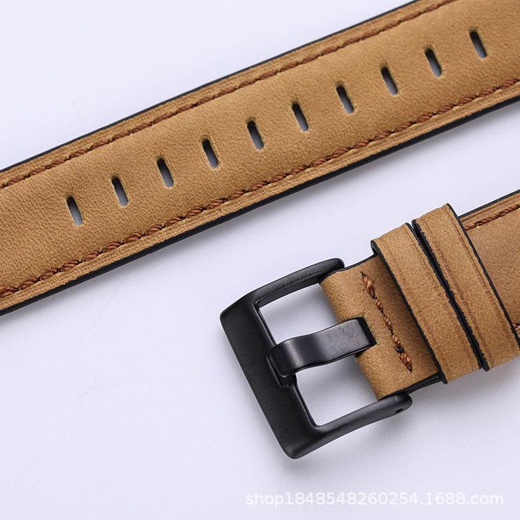 Genuine Leather First-Layer Cowhide Strap Is Suitable For Apple 38Mm/42Mm/Men'S High-Value Watch Strap.