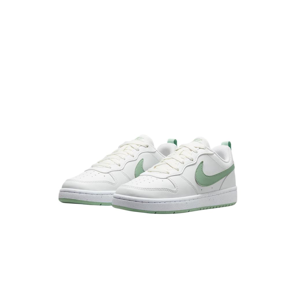 Nike Court Borough Low Recraft Comfortable Fashionable Simple Versatile Low-Top Kids Basketball Shoes Kids sneaker White DV5456130