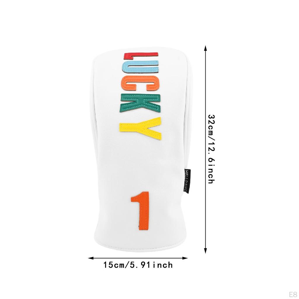 Cute Heascorat Golf Wood Head Cover with Scratch-Resistant