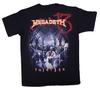Vic Head Grid Megadeth Band TShirt Cotton Graphic Tee Unisex Unisex Summer Streetwear