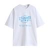 2023 Nuevo Drama Tailandés Amor En El Aire Fort Peat Jefe Noeul Bossnoeul FortPeat Disfraz Casual Holgado Estudiante Camiseta de manga corta G