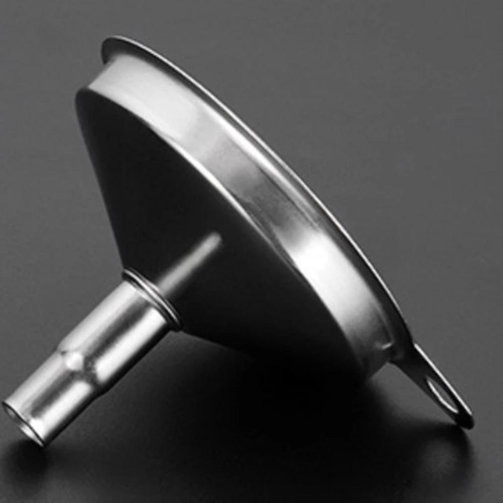 5Pcs Long/Short Handle Oil Liquid Funnel 304 Stainless Steel Wine Funnel  Oil Filling