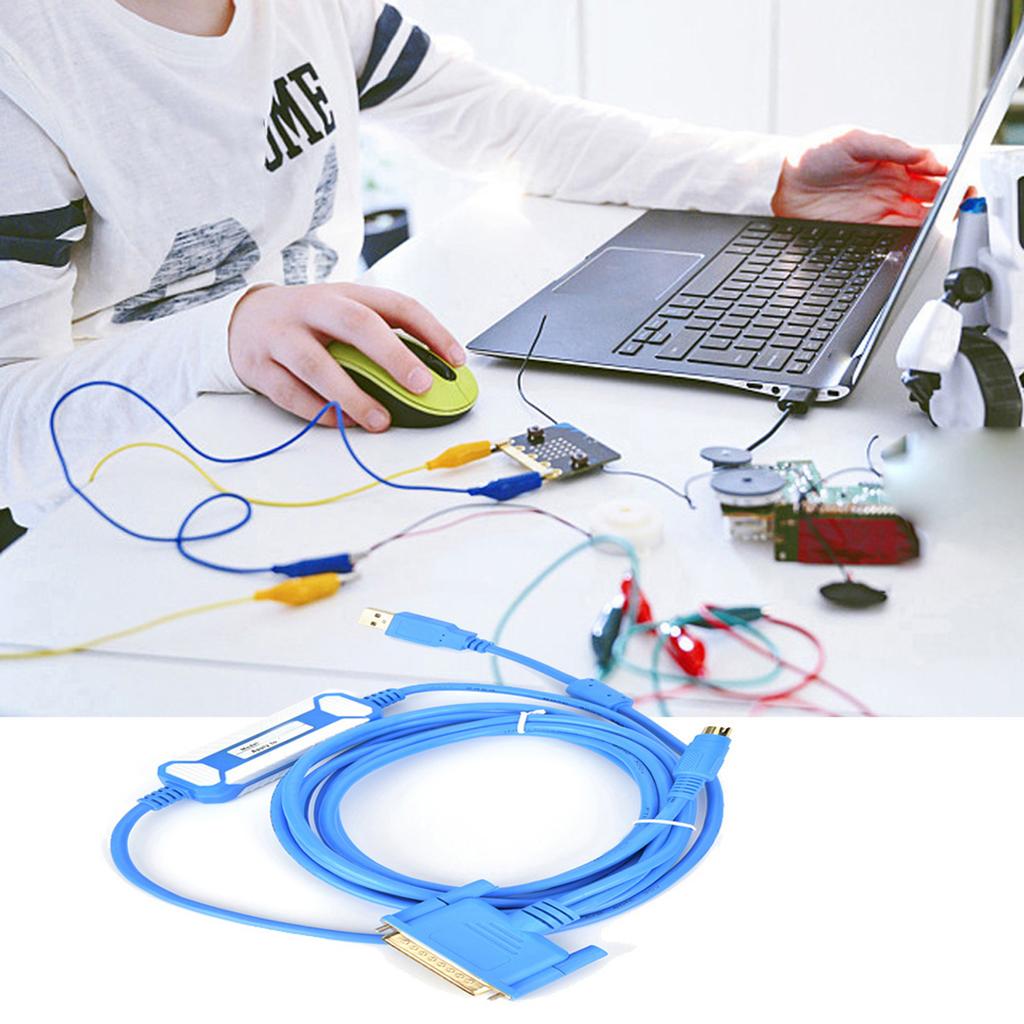 USBSC09 PLC Programmeringskabel PLC Datakabel Nedlastingslinje for Mitsubishi 3 Meter