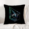 VVolcomS LOGO Cushion Cover Natural Linen Organic Fabric DoubleSided Printing Sofa Home Decor Breathable Bed Pillow