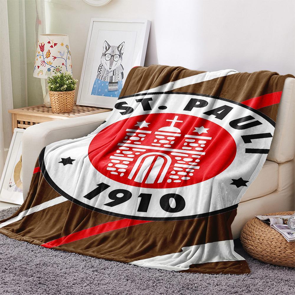 St. Pauli poster FlAannel Blanket, High quality Comfortable for All Seasons, Home Decor, Warmth and Comfort