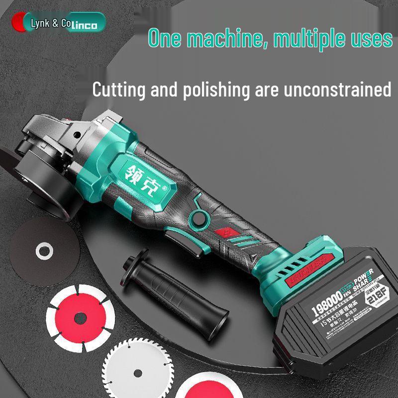 Brushless Rechargeable Multifunctional Angle Grinder with Lithium Battery