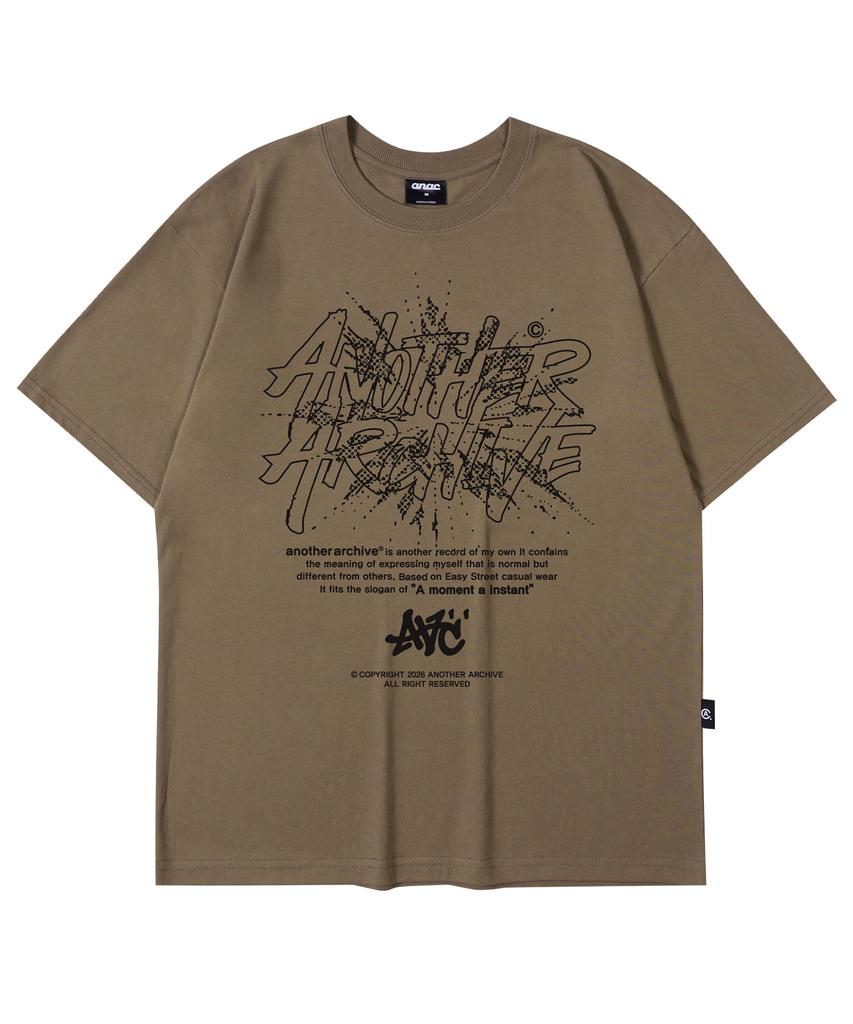 ANOTHER ARCHIVE Crash Graffiti Aac Short Sleeve T-Shirt_Black