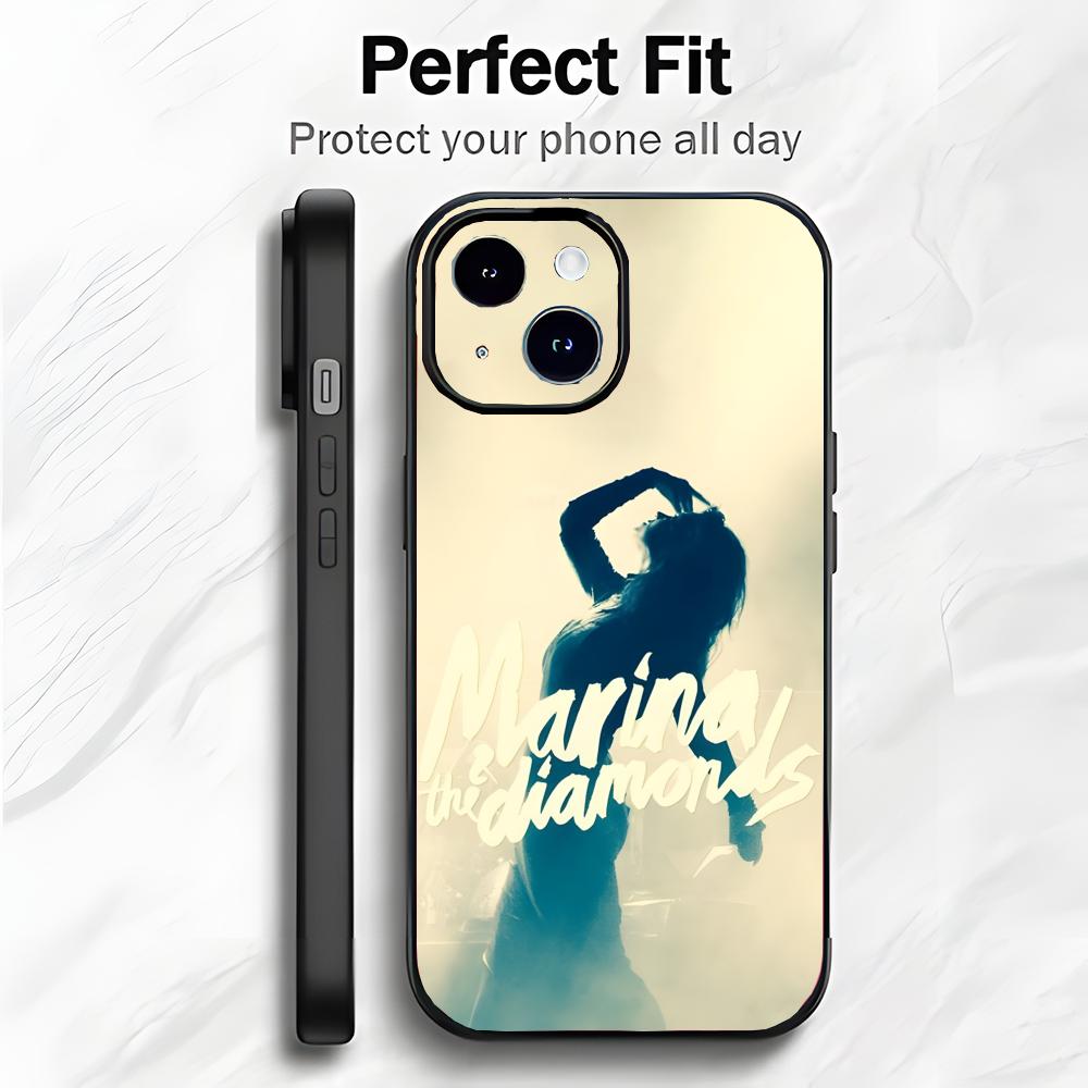 Pop Singer M-Marina and the Diamonds Phone Case Phone Case Soft Packaging Lightweight For iPhone17 16 15 14 13ProMax