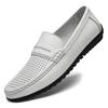 Plus Size Split Leather Shoes Men Loafers Comfortable Casual Shoes Men Flats Moccasins Men Driving Shoes