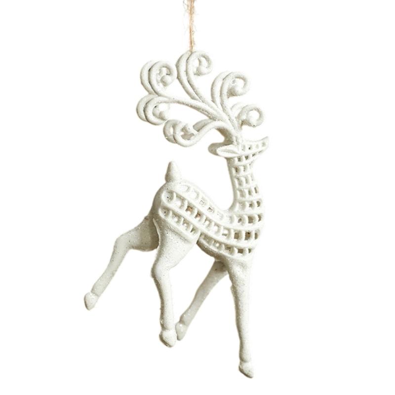 Weiße Kunststoff-Weihnachtsbaumdekorationen Bruchsichere Weihnachtskugeln Hängedekoration für Feiertagsbaumschmuck