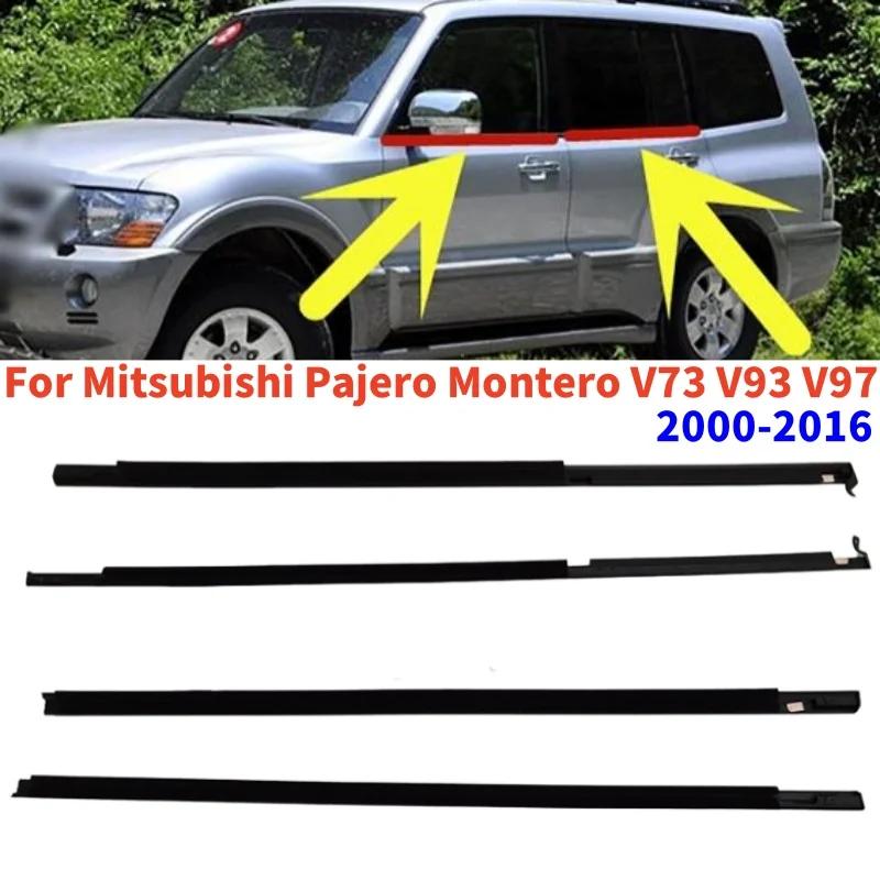 For Mitsubishi Pajero Montero V73 V93 V97 2000-2016 Car Waterproof Pressure Sealing Strip Window Glass Weatherstrip