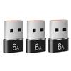 6A USB To Type C OTG Adapter USB-C Male To Type-c Female Charger Converter For Samsung S24 Xiaomi MacBook Data Transfer Adapter